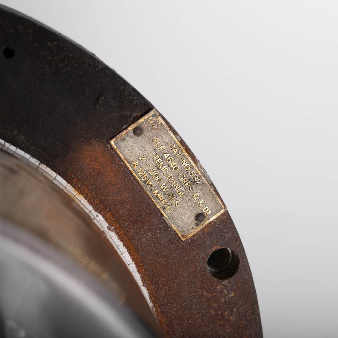 Rusted Industrial Flameproof Pendants by Heyes & Company Ltd