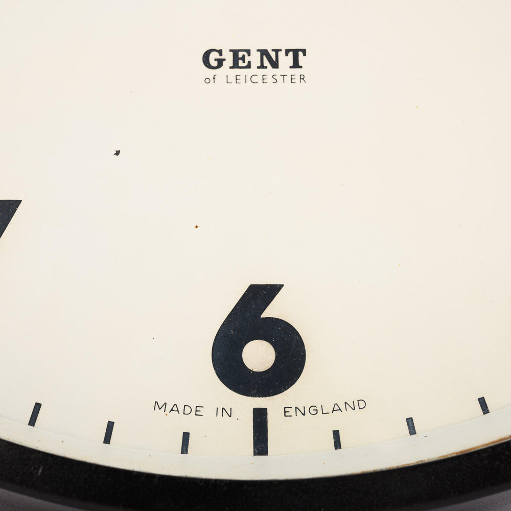 Small 12" Industrial Factory Wall Clock by Gent of Leicester
