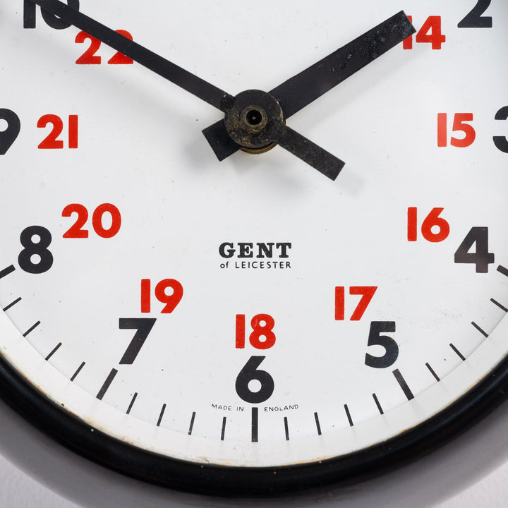 Small 24 Hour Bakelite Clock by Gent of Leicester