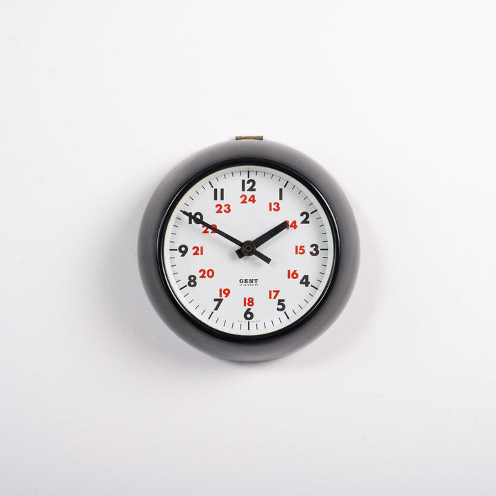 Small 24 Hour Bakelite Clock by Gent of Leicester