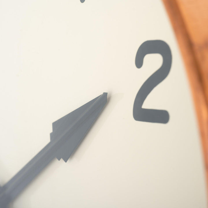Vintage Copper Factory Clock by Gents of Leicester