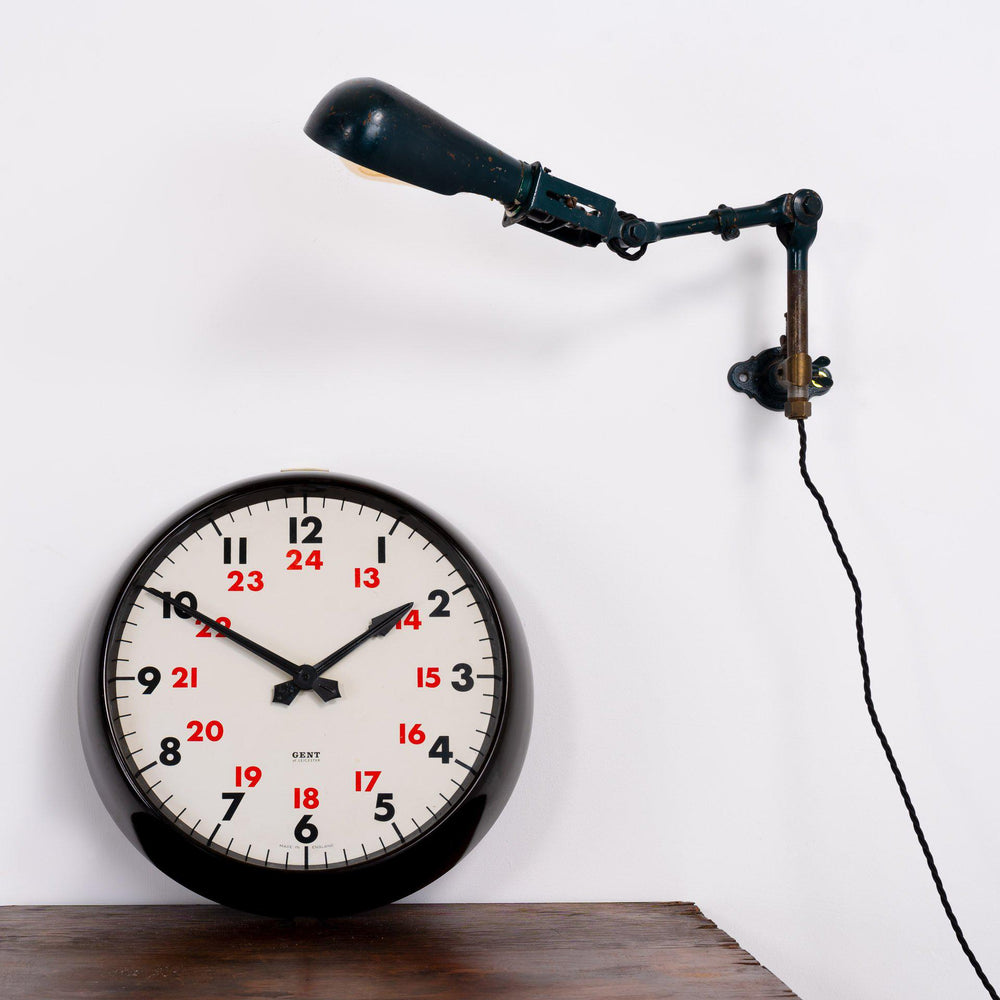 Vintage Gents of Leicester 24 Hour Bakelite Wall Clock