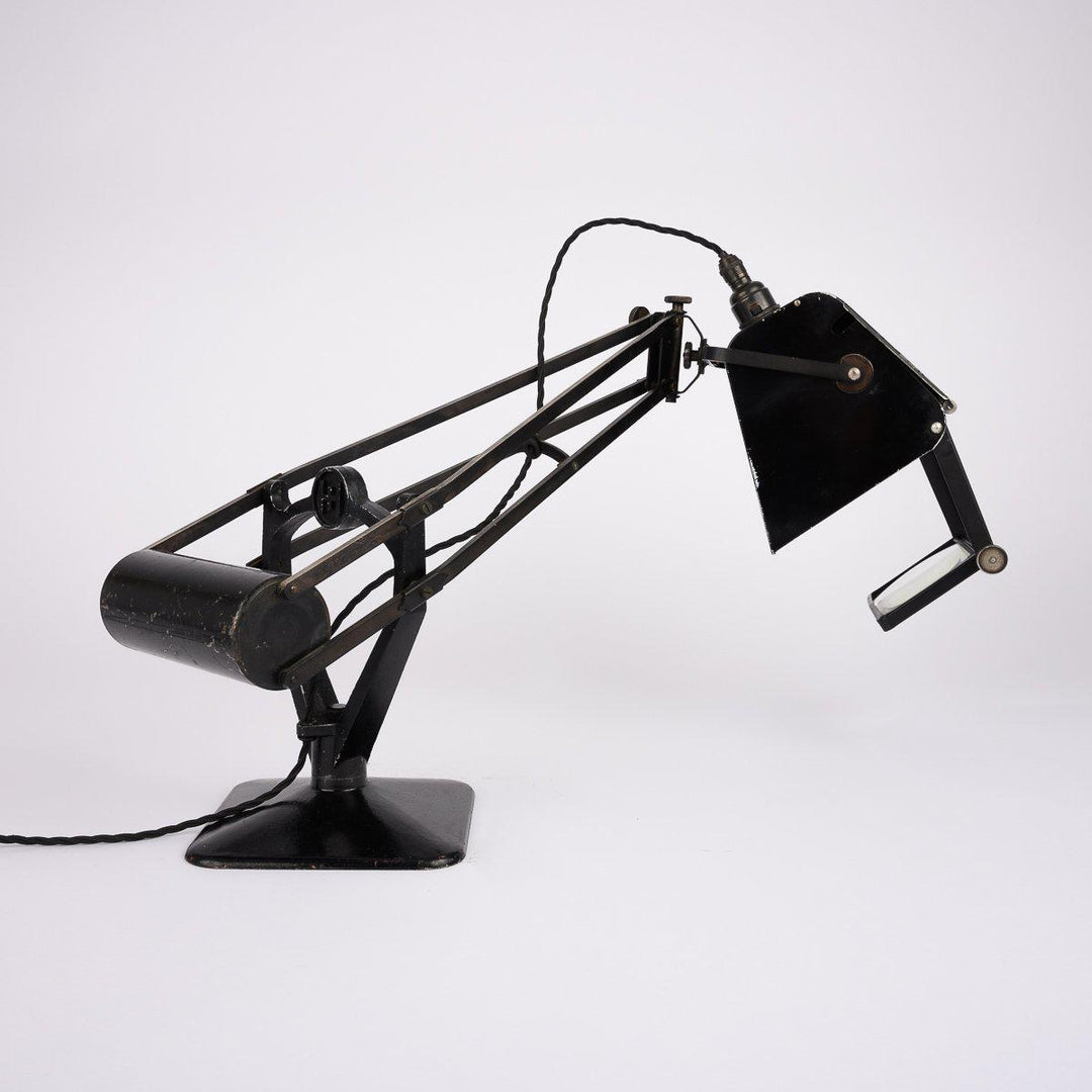 Vintage Hadrill Horstmann Pluslite Magnifying Map Reading Lamp V1