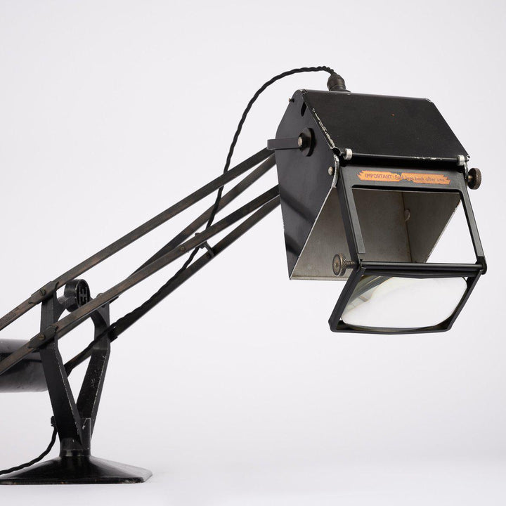 Vintage Hadrill Horstmann Pluslite Magnifying Map Reading Lamp V1