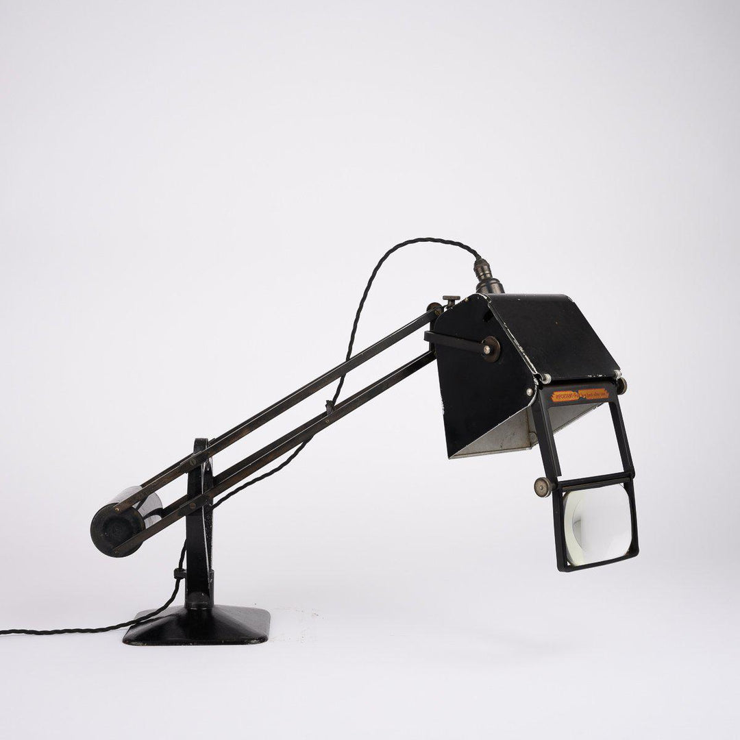 Vintage Hadrill Horstmann Pluslite Magnifying Map Reading Lamp V1