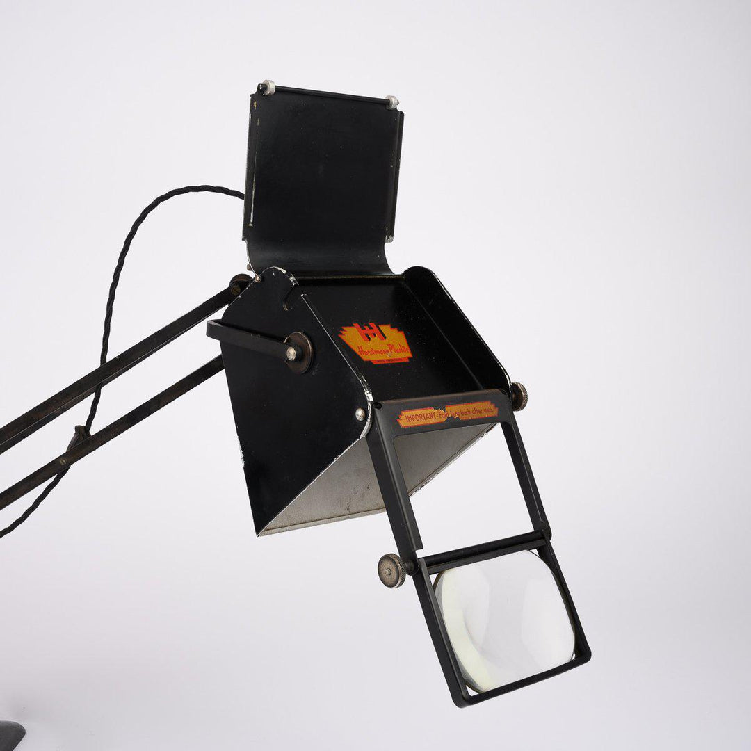 Vintage Hadrill Horstmann Pluslite Magnifying Map Reading Lamp V1