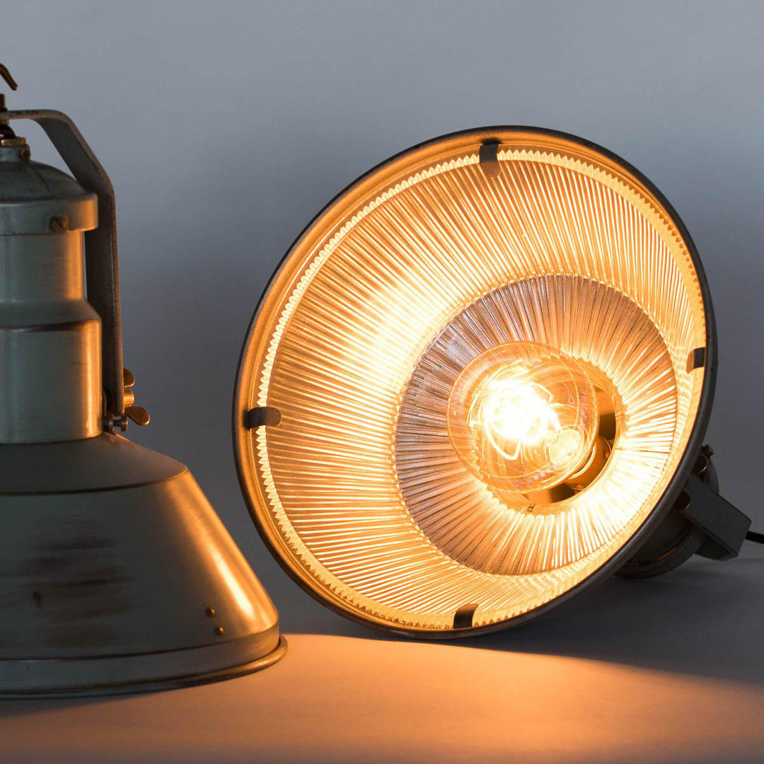 Vintage Holophane Industrial Light Pendant Light V3