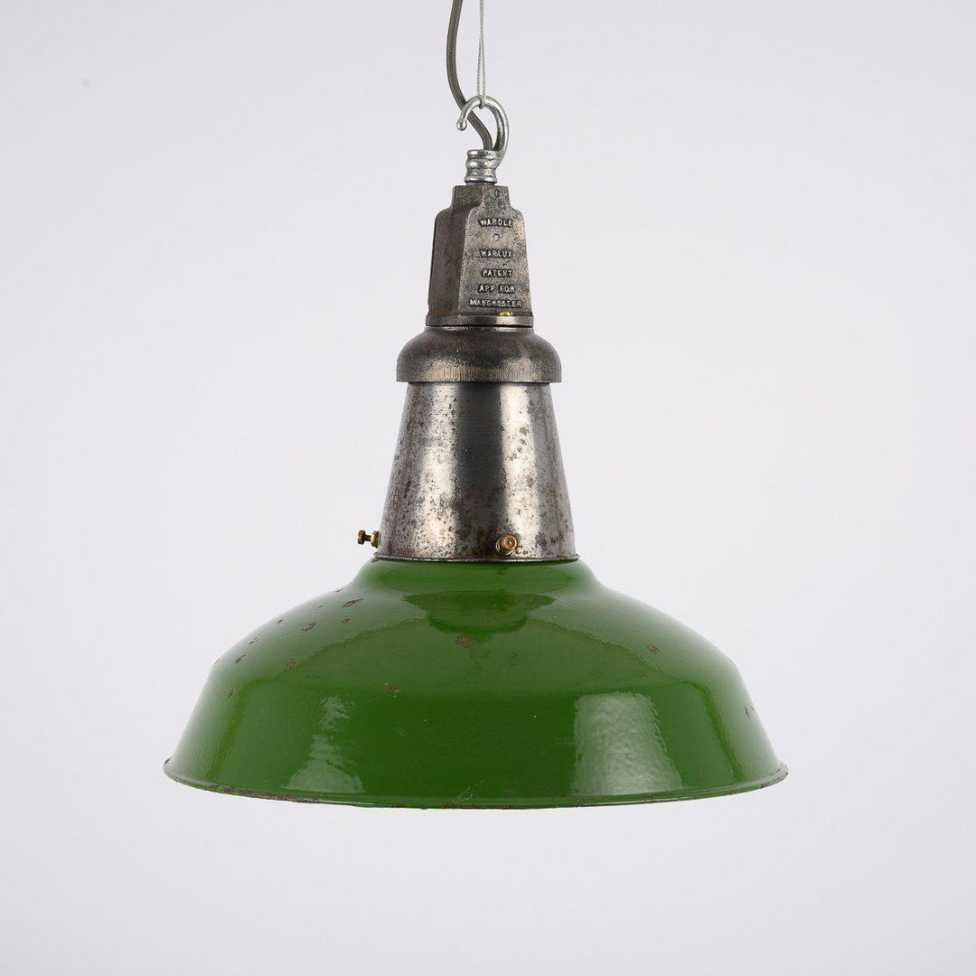 Vintage Industrial Pendants by Wardle of Manchester