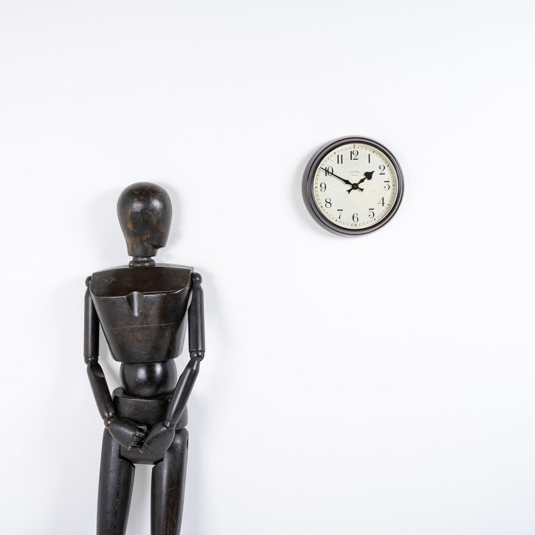 Vintage Industrial Slave Clock in Bakelite Case by Synchronome