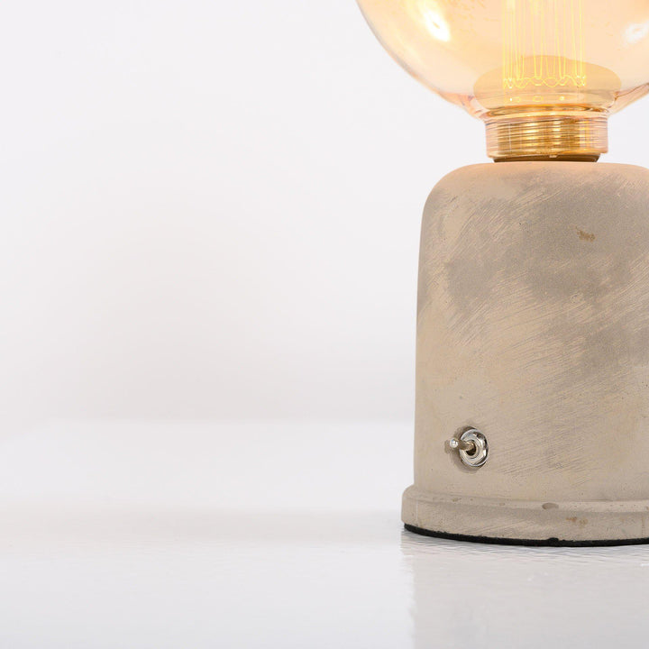 Vintage Industrial Style Concrete Table Lamp Base