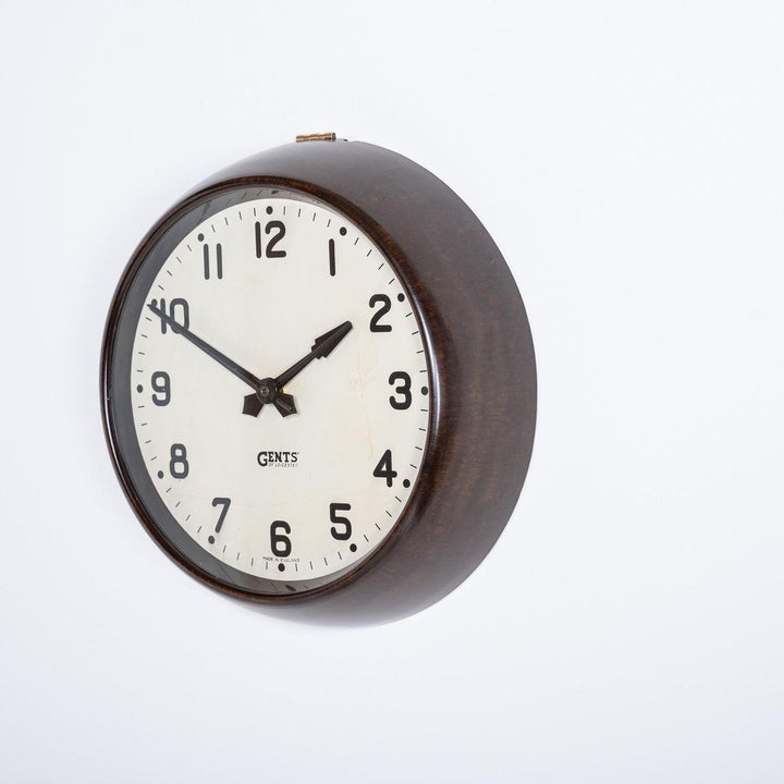 Vintage Reclaimed Bakelite Wall Clock by Gents of Leicester