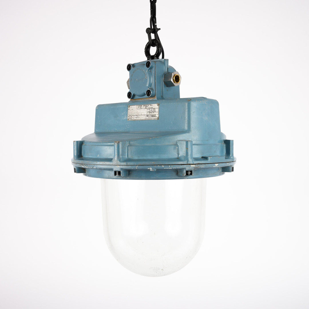 Vintage XL Industrial Explosion Proof Pendant Lights by Victor