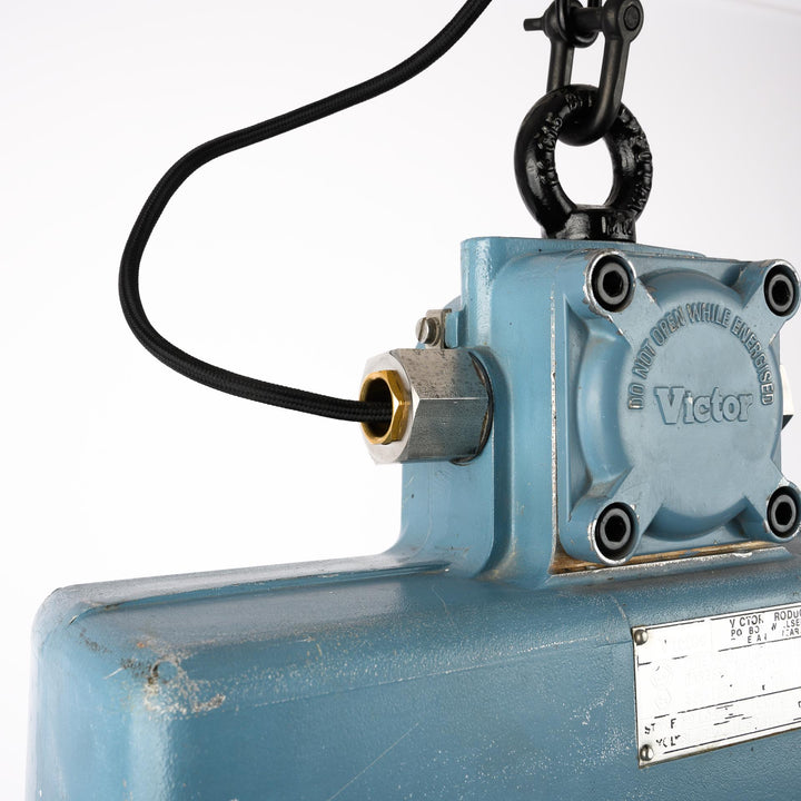 Vintage XL Industrial Explosion Proof Pendant Lights by Victor