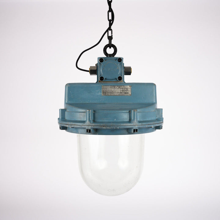 Vintage XL Industrial Explosion Proof Pendant Lights by Victor