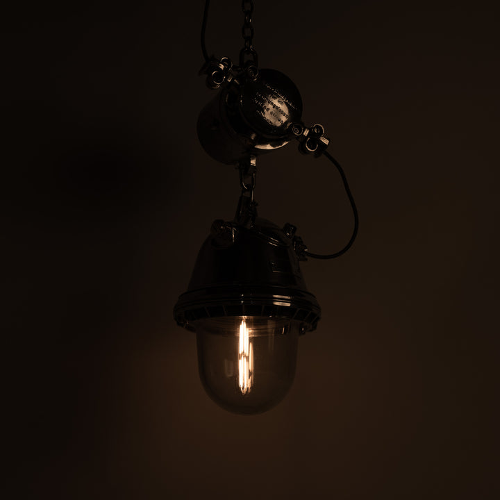 XL Reclaimed German Military Explosion-Proof Pendant Lights