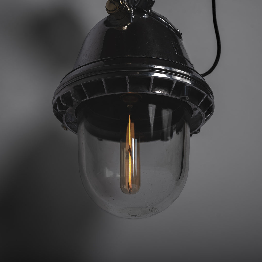 XL Reclaimed German Military Explosion-Proof Pendant Lights