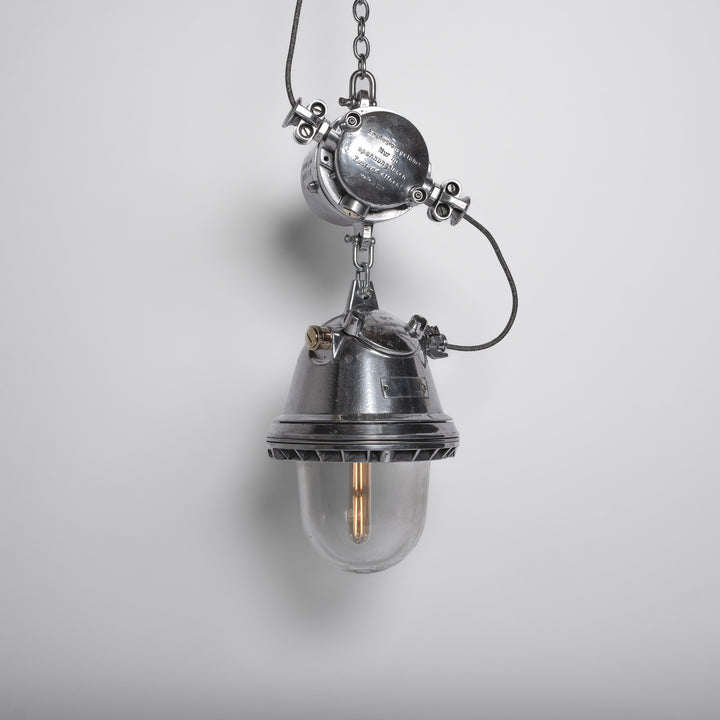 XL Reclaimed German Military Explosion-Proof Pendant Lights
