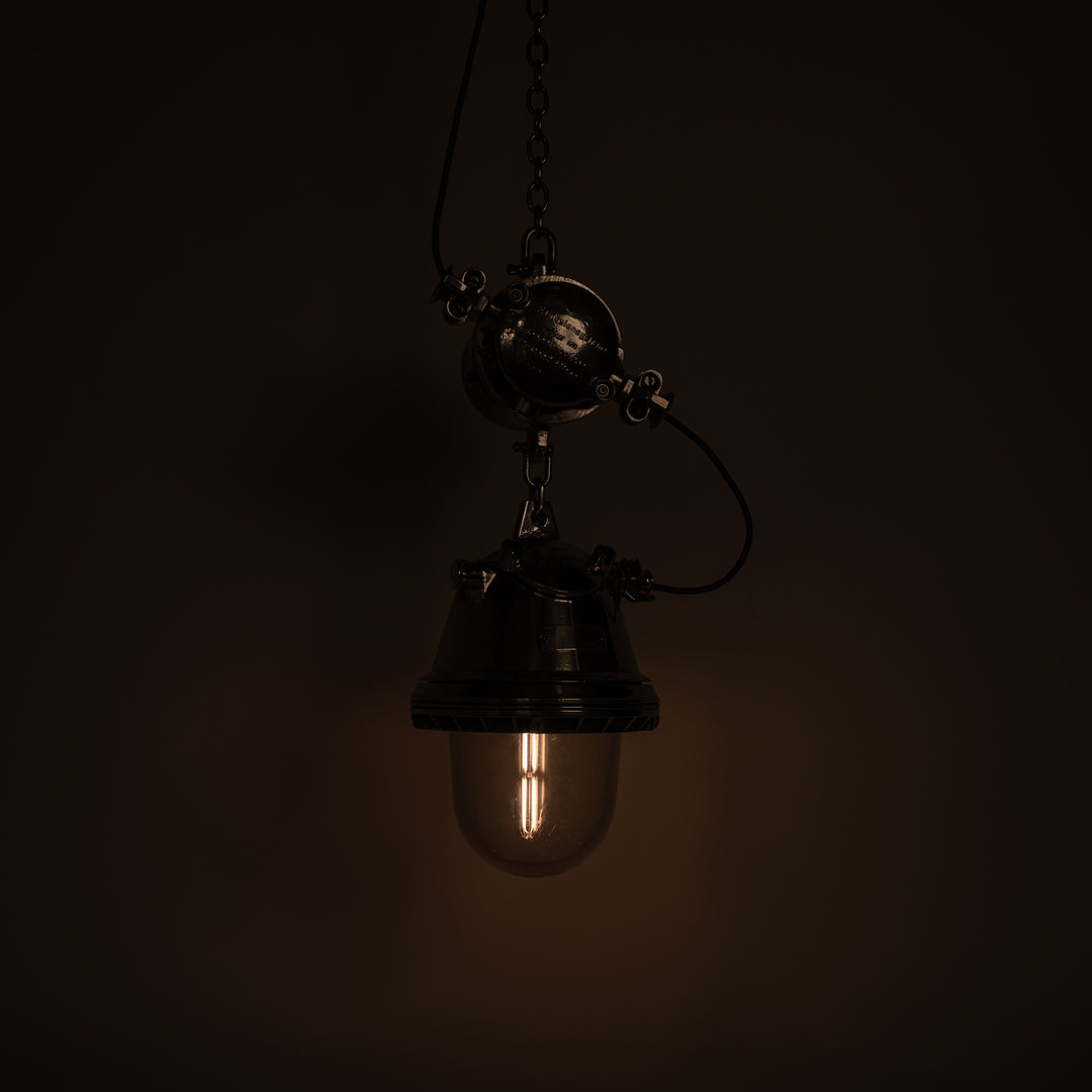 XL Reclaimed German Military Explosion-Proof Pendant Lights