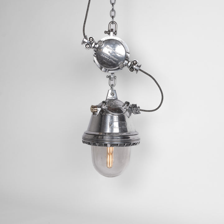 XL Reclaimed German Military Explosion-Proof Pendant Lights