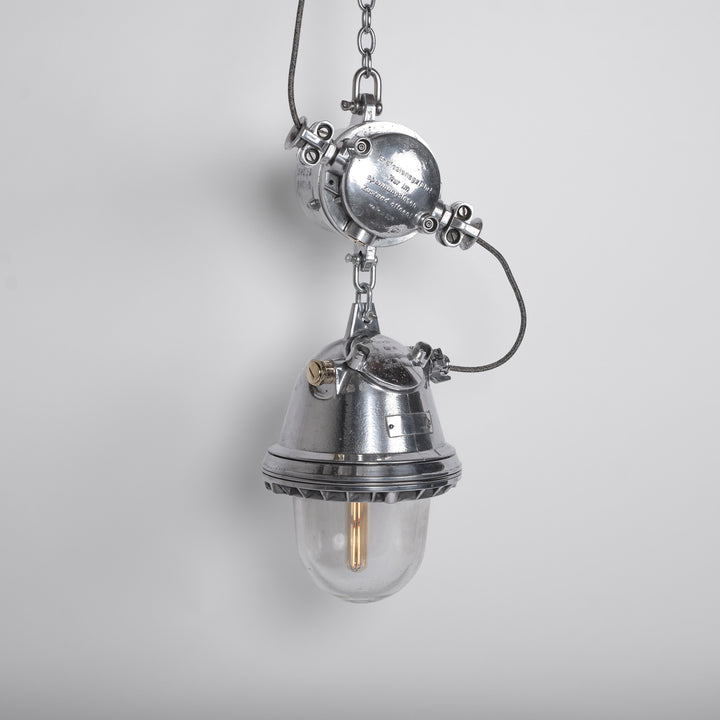 XL Reclaimed German Military Explosion-Proof Pendant Lights